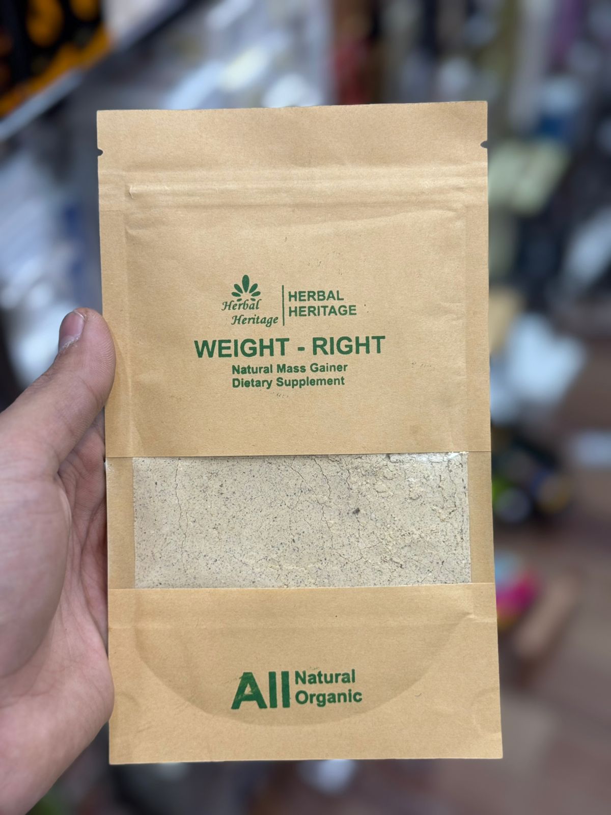 WEIGHT-RIGHT Natural Mass Gainer