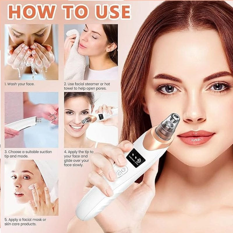 Electric Blackhead Remover | Vacuum Acne & Pore Cleaner
