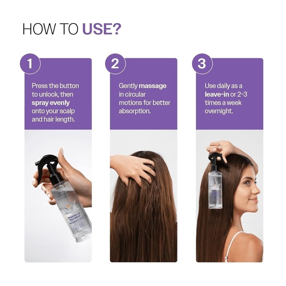 Rosemary & Rice Water Hair Growth Spray - Buy 1 Get 1 FREE