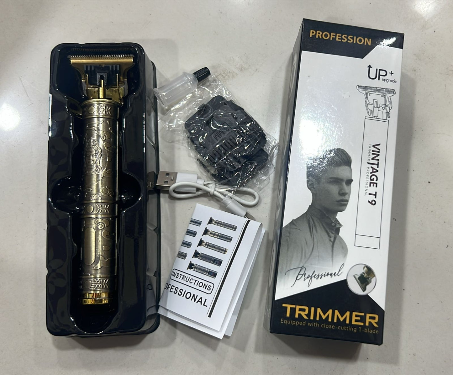 Vintage T9 Metal Body Hair Trimmer for Men