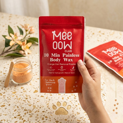 Meeow Hair Removal Wax Powder Mask