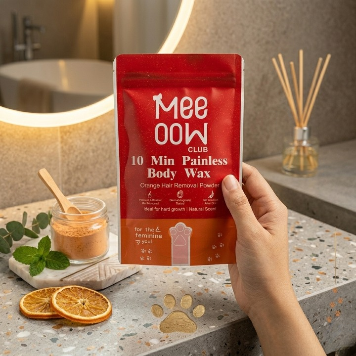 Meeow Hair Removal Wax Powder Mask