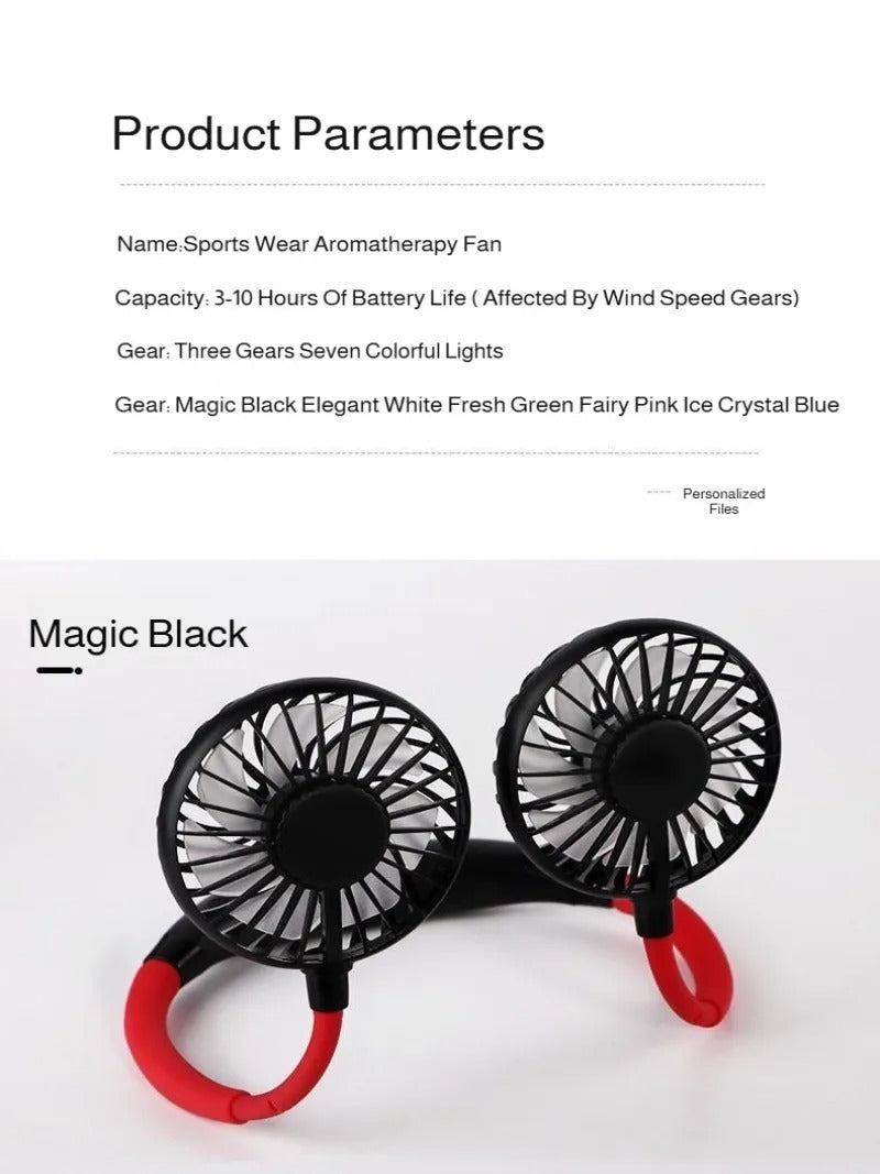 Lazy Portable Silent Neck Fan