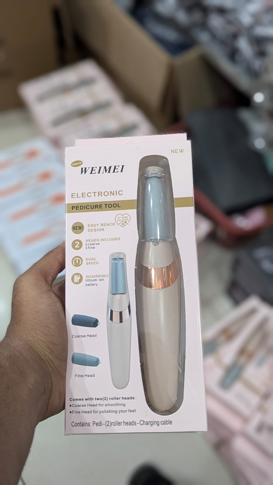 WEIMEI Electronic Pedicure Tool – Rechargeable