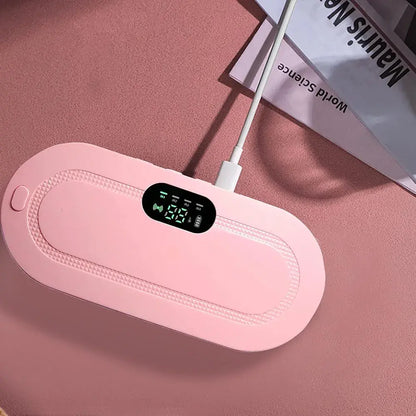Electric Period Cramp Massager Vibrator Heating Belt for Menstrual Relief Pain