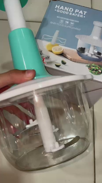 1.5L Push Chopper | Hand Press Manual Push Chopper For Kitchen Use