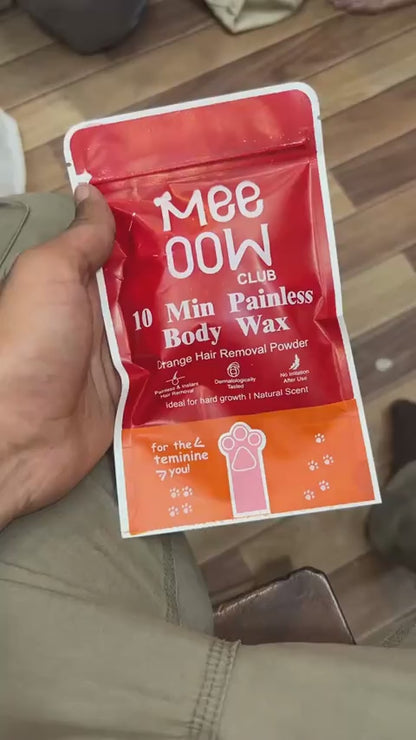 Meeow Hair Removal Wax Powder Mask